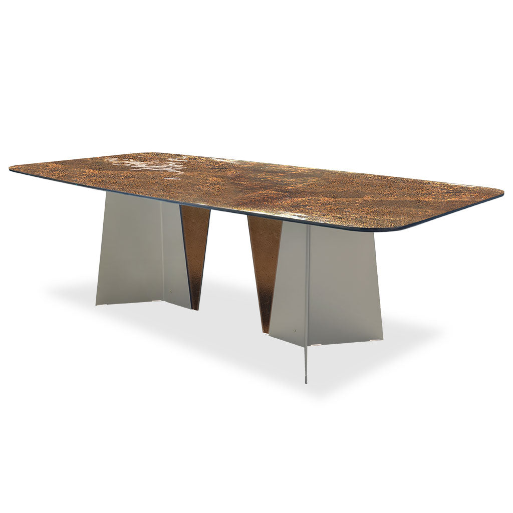 Fuso Dining Table - Champagne