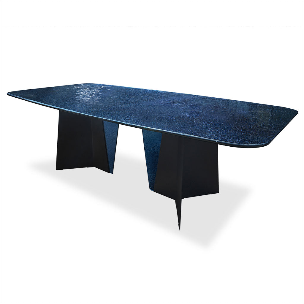 Fuso Dining Table - Deep Blue - Scan Design | Modern and Contemporary ...