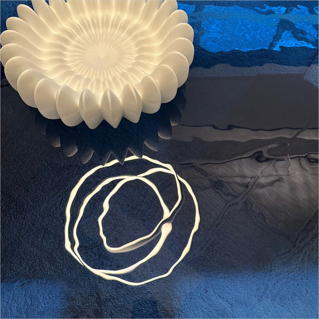 Fuso Dining Table - Deep Blue