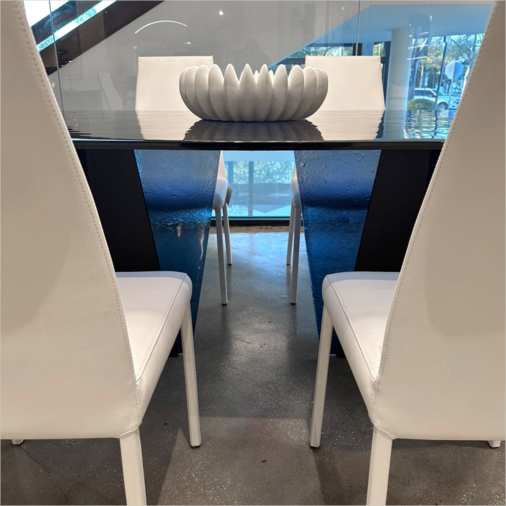 Fuso Dining Table - Deep Blue