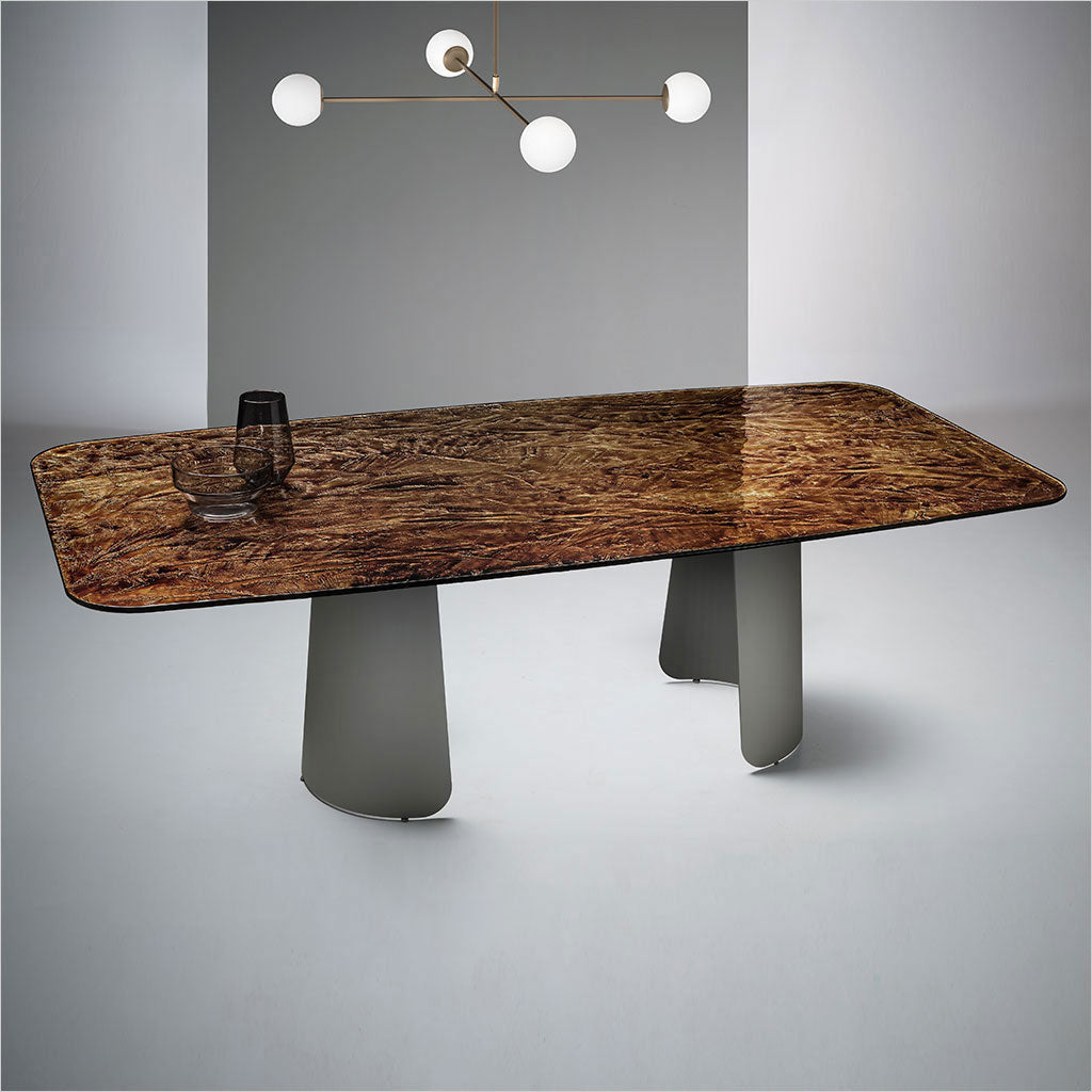Hydra Dining Table - Burnt Orange