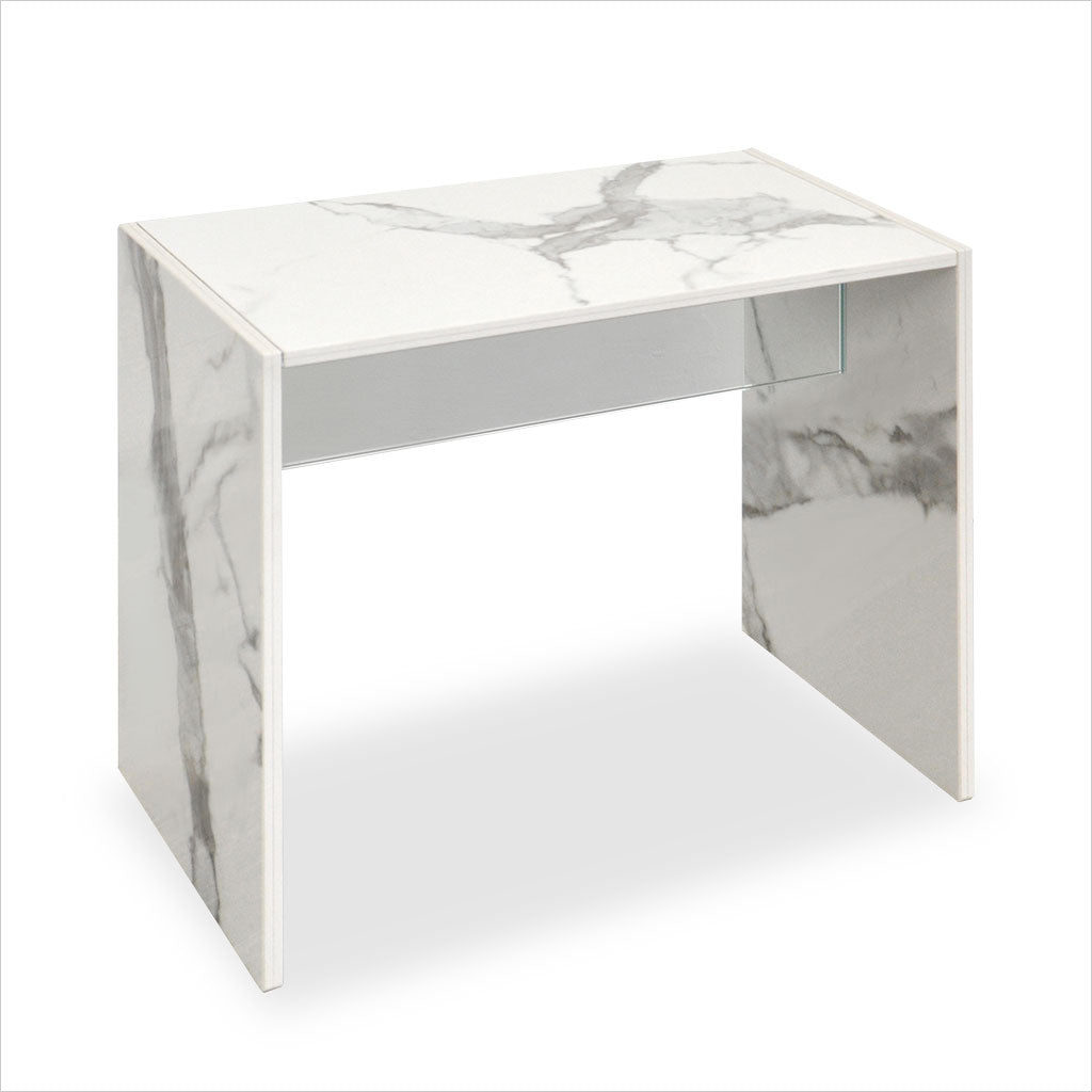 Luigina End Table - Estatuario