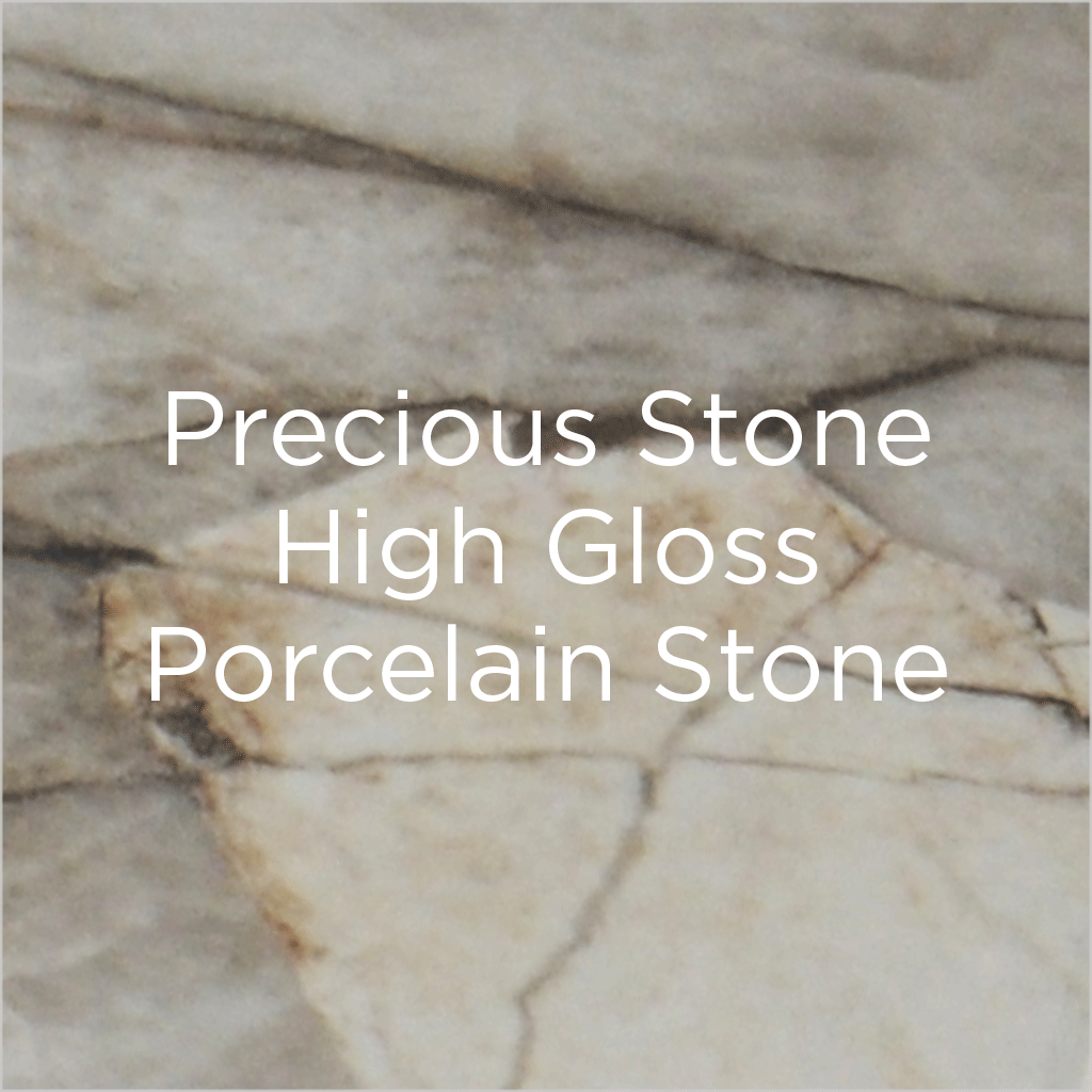 Luigina End Table - Clear Glass with Blue