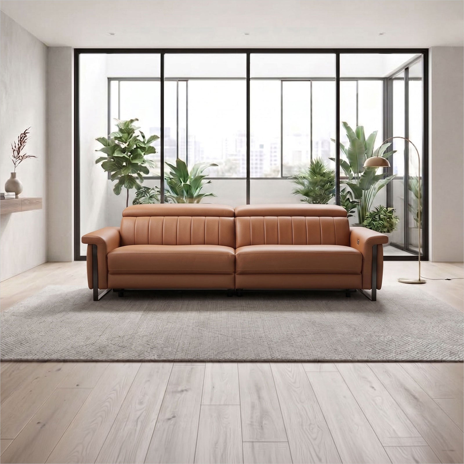 Continental Sofa - Cognac