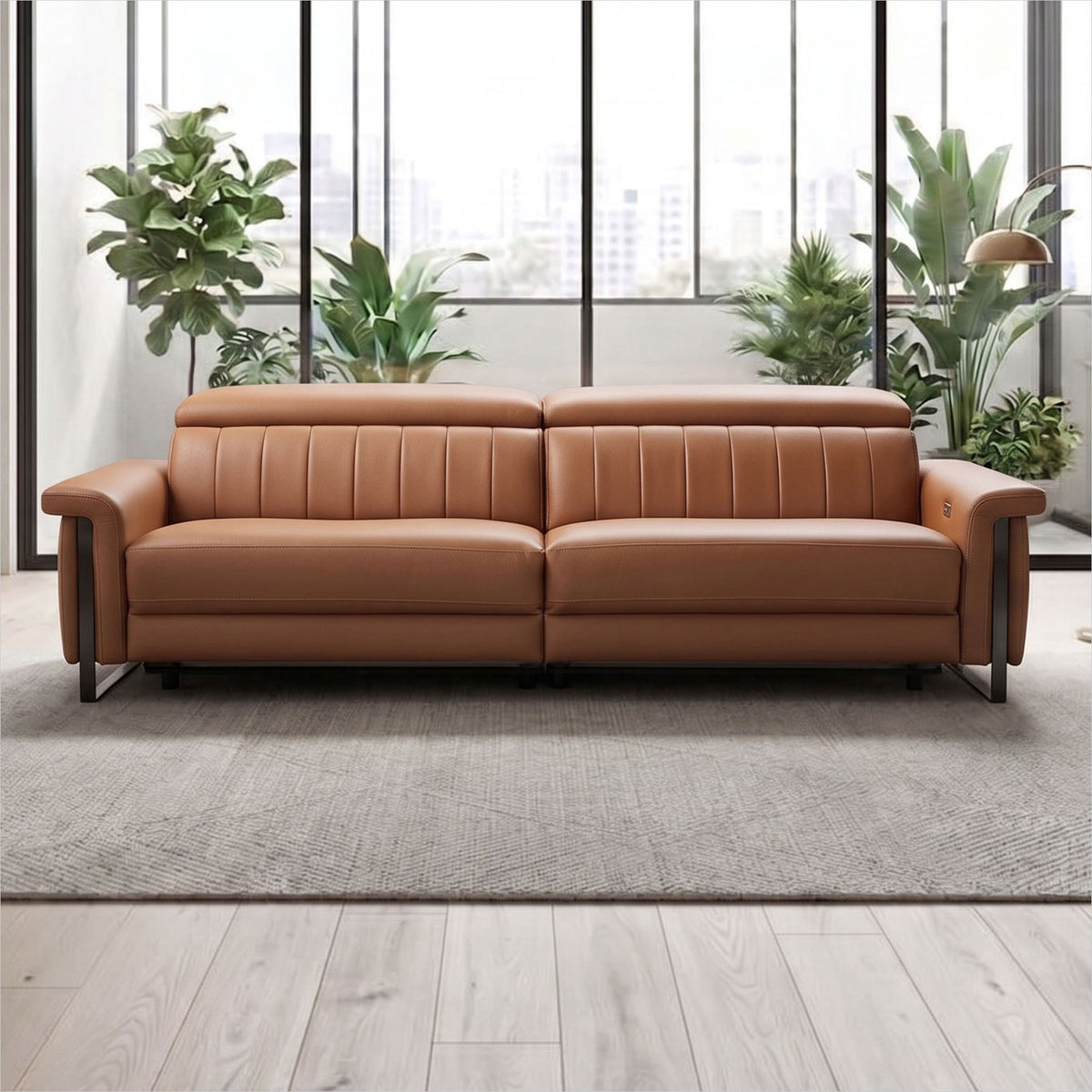 Continental Sofa - Cognac