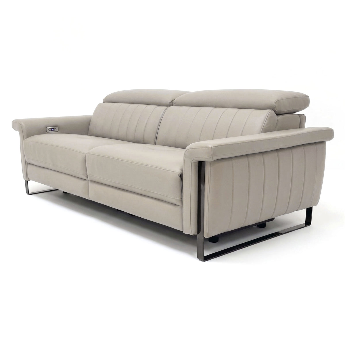Continental Sofa - Light Grey