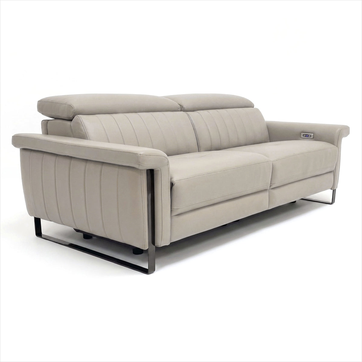 Continental Sofa - Light Grey