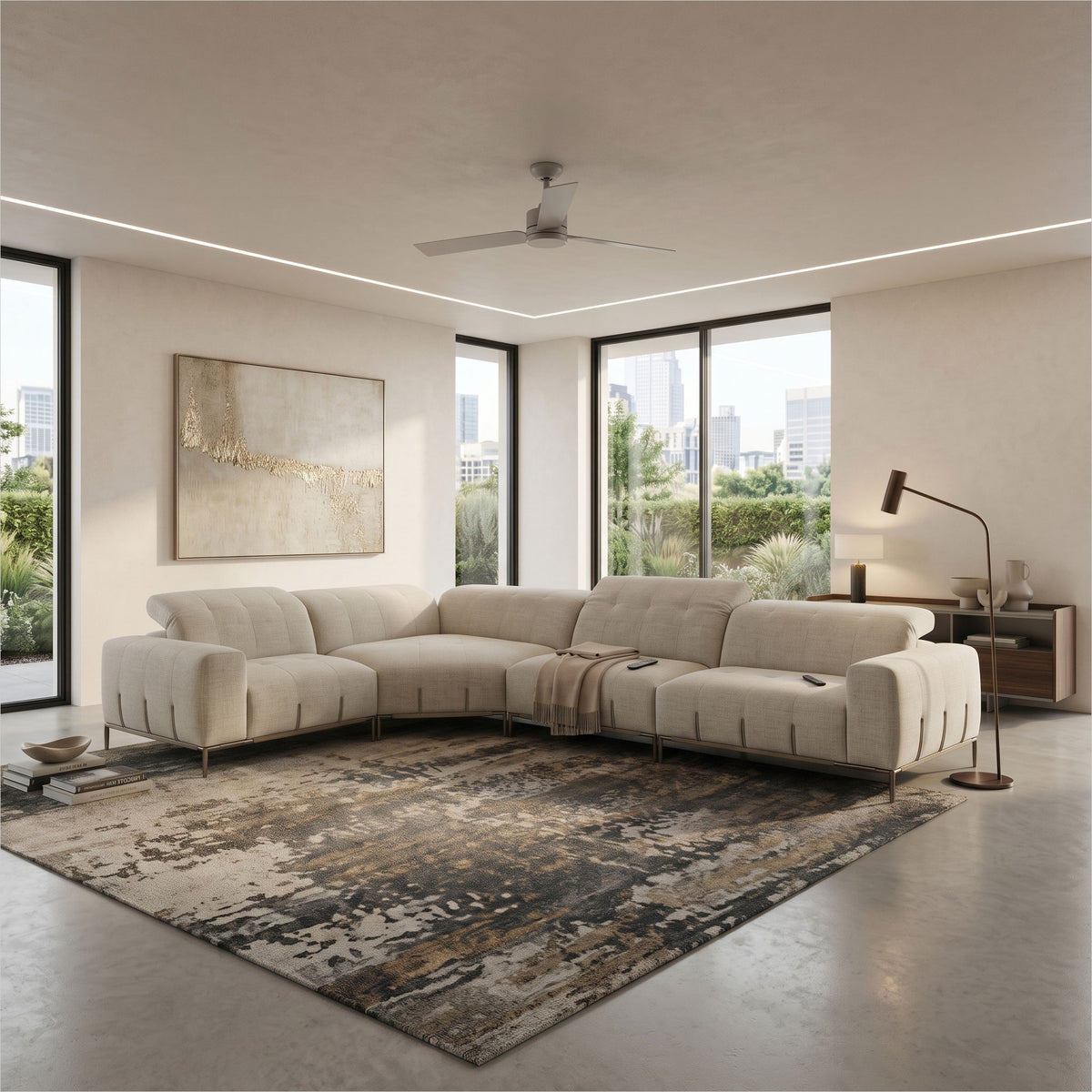 Nobel Sectional - Fabric