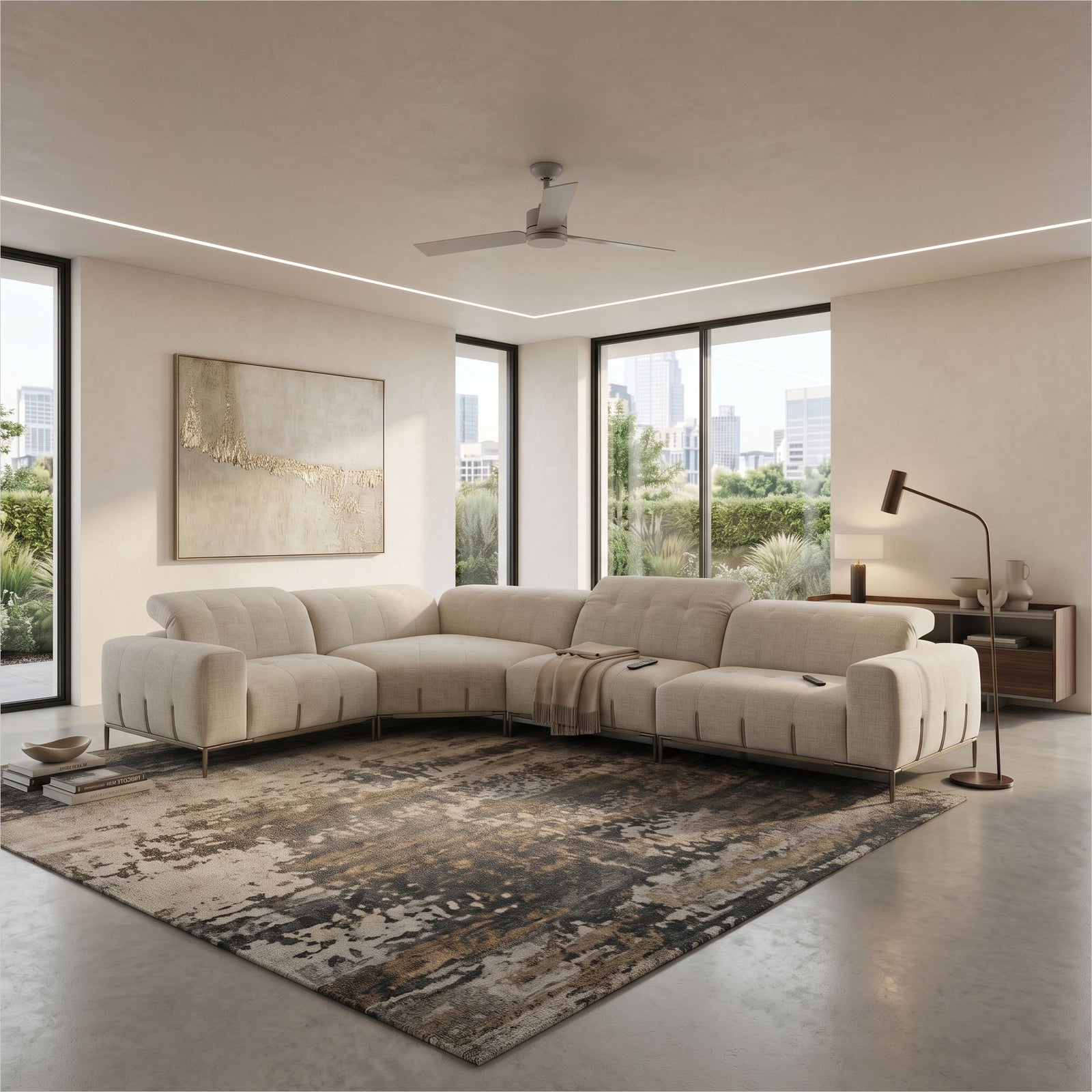 Nobel Sectional - Fabric