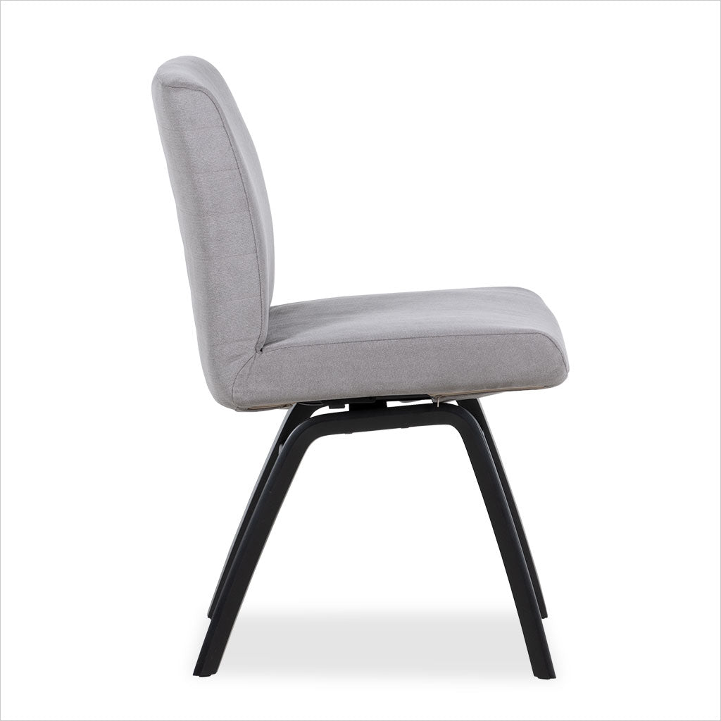 Asker LB Reclining Dining Chair - Charcoal