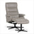 Calabria Recliner and Ottoman - Stone