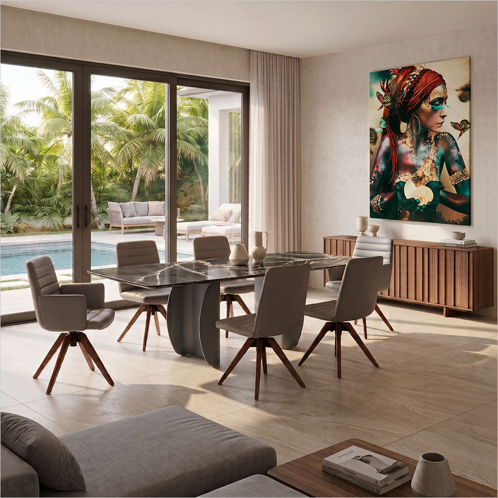 Copenhagen II HB Dining Armchair - Iron