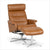 Dover Recliner and Ottoman - Saddle