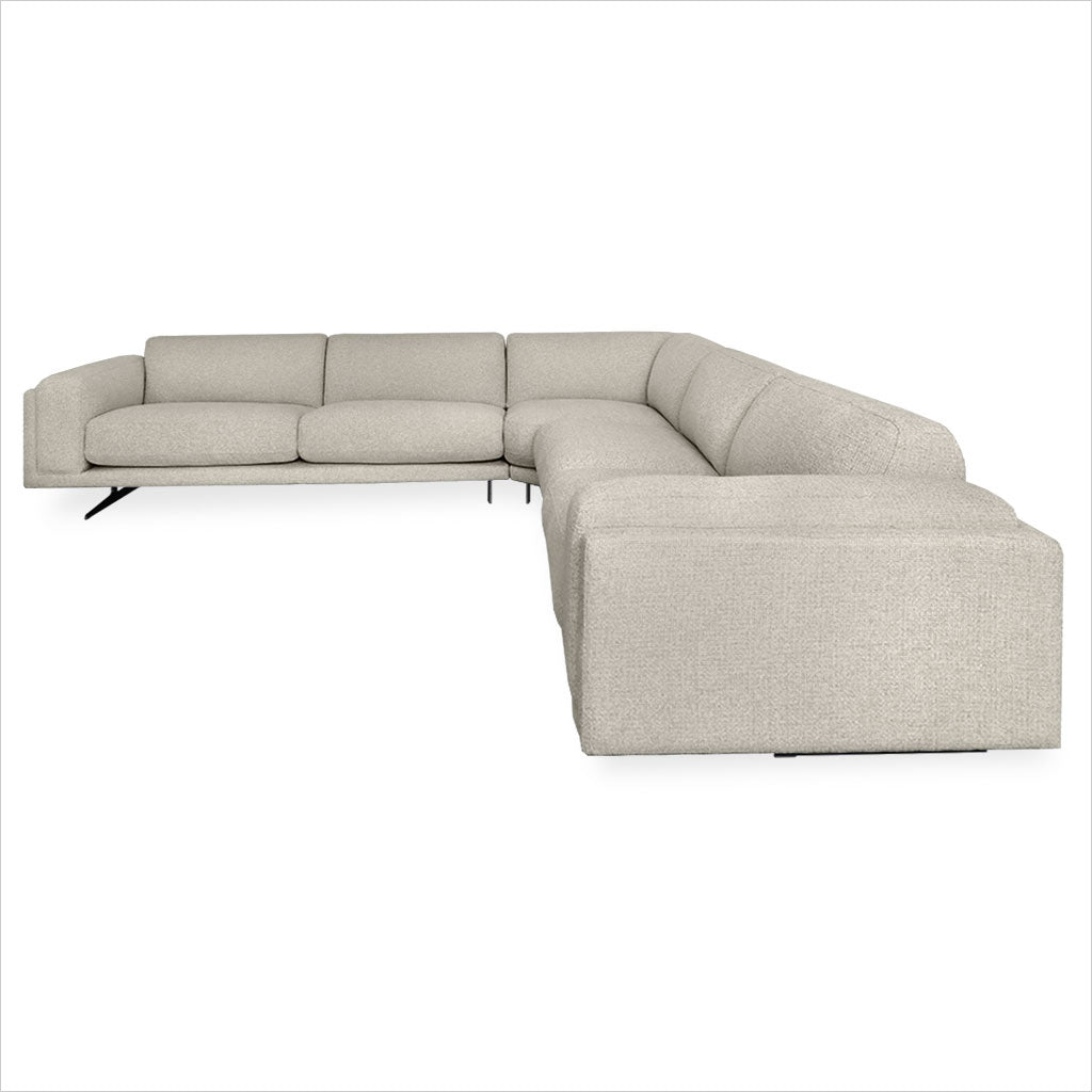 Nabu Sectional - Sand Fabric