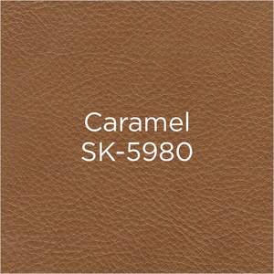 caramel brown leather swatch