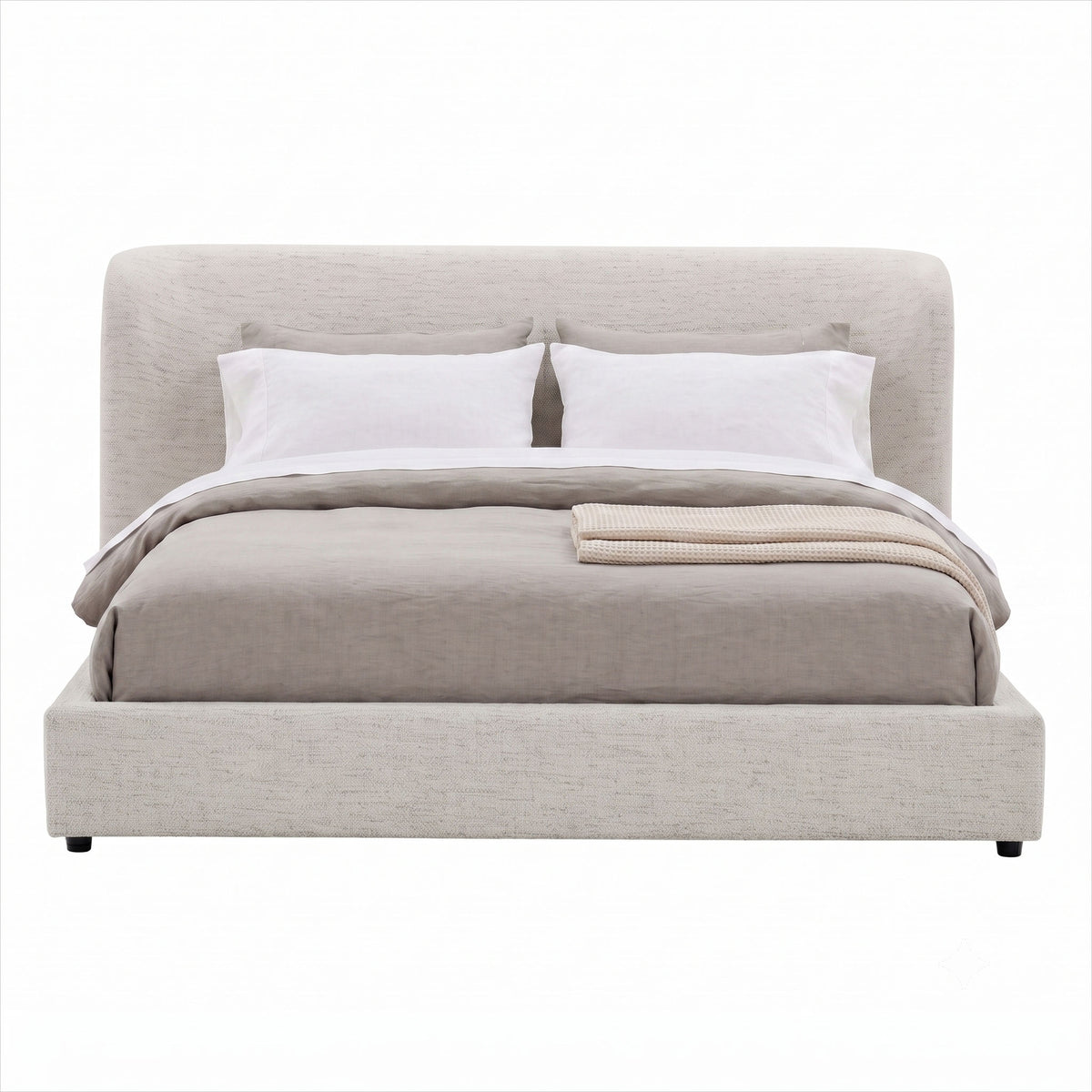 Anderson Bed - Nomad Snow Fabric