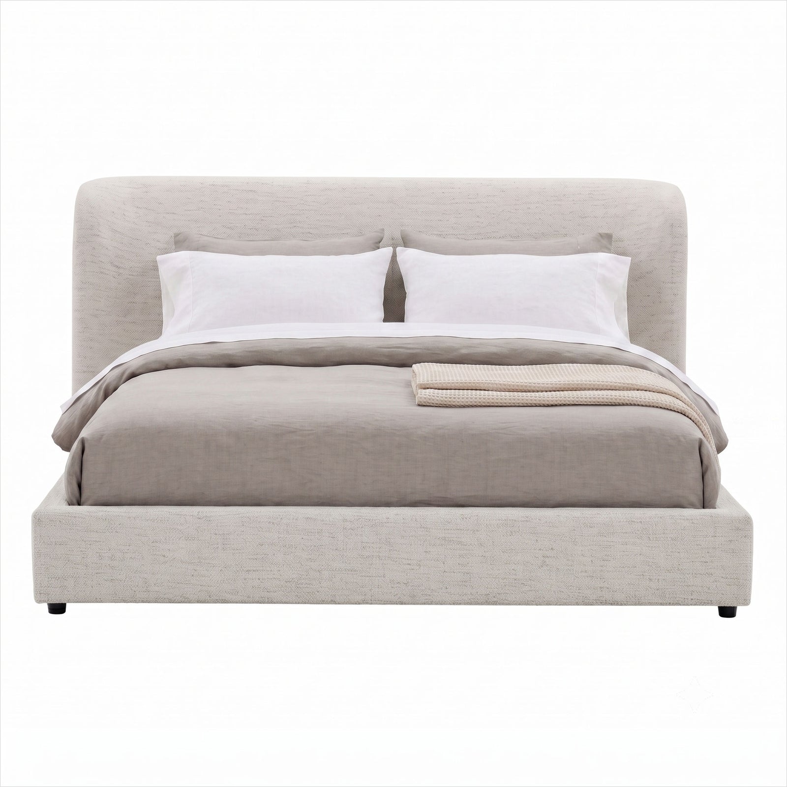 Anderson Bed - Nomad Snow Fabric