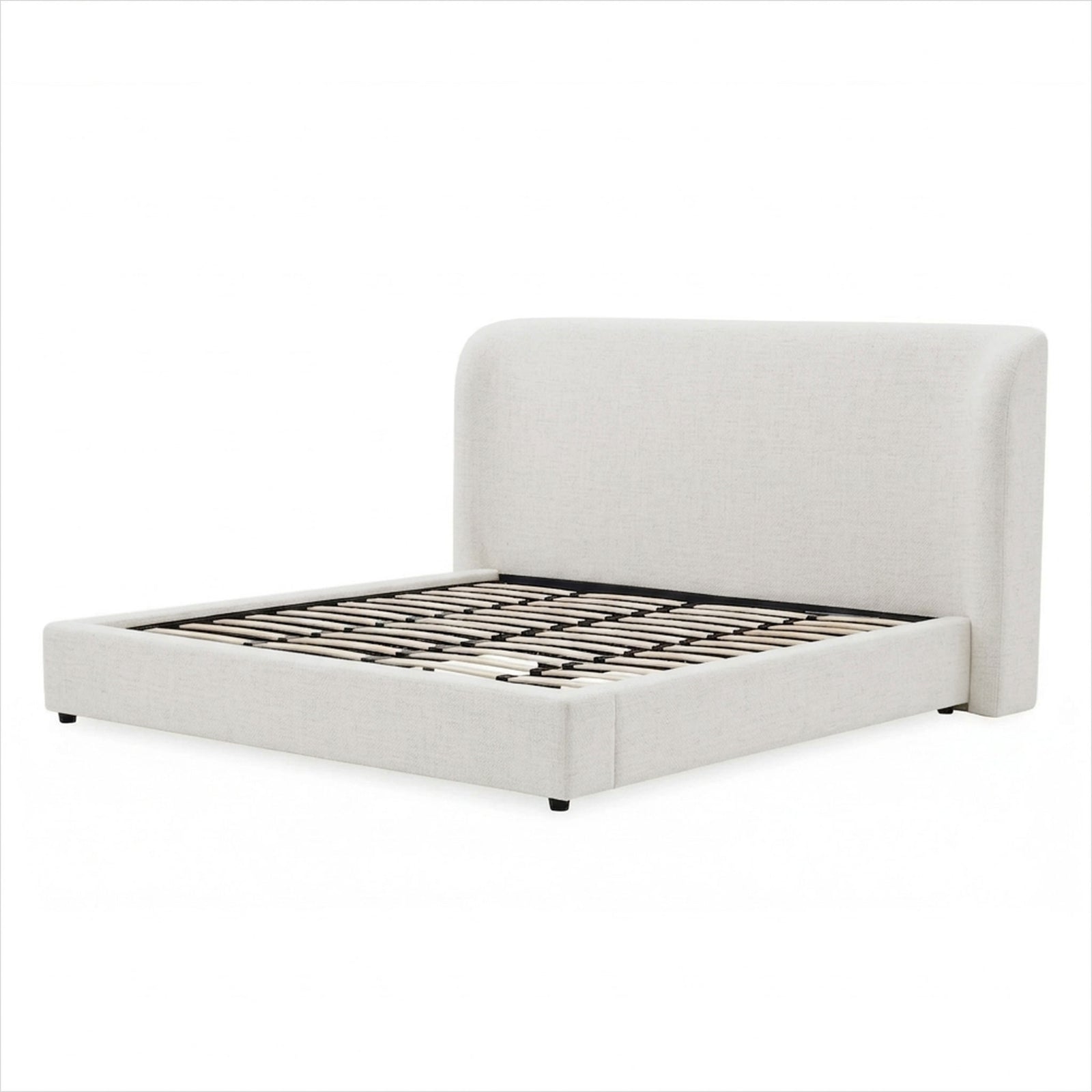 Anderson Bed - Nomad Snow Fabric