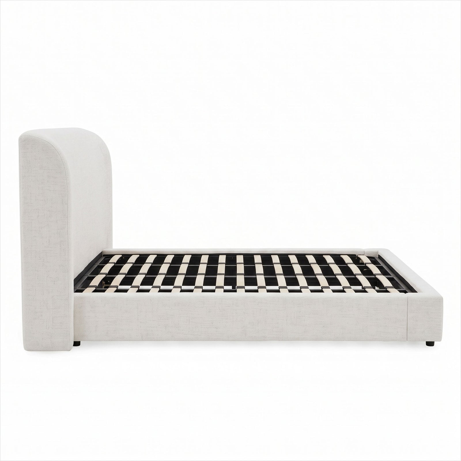 Anderson Bed - Nomad Snow Fabric