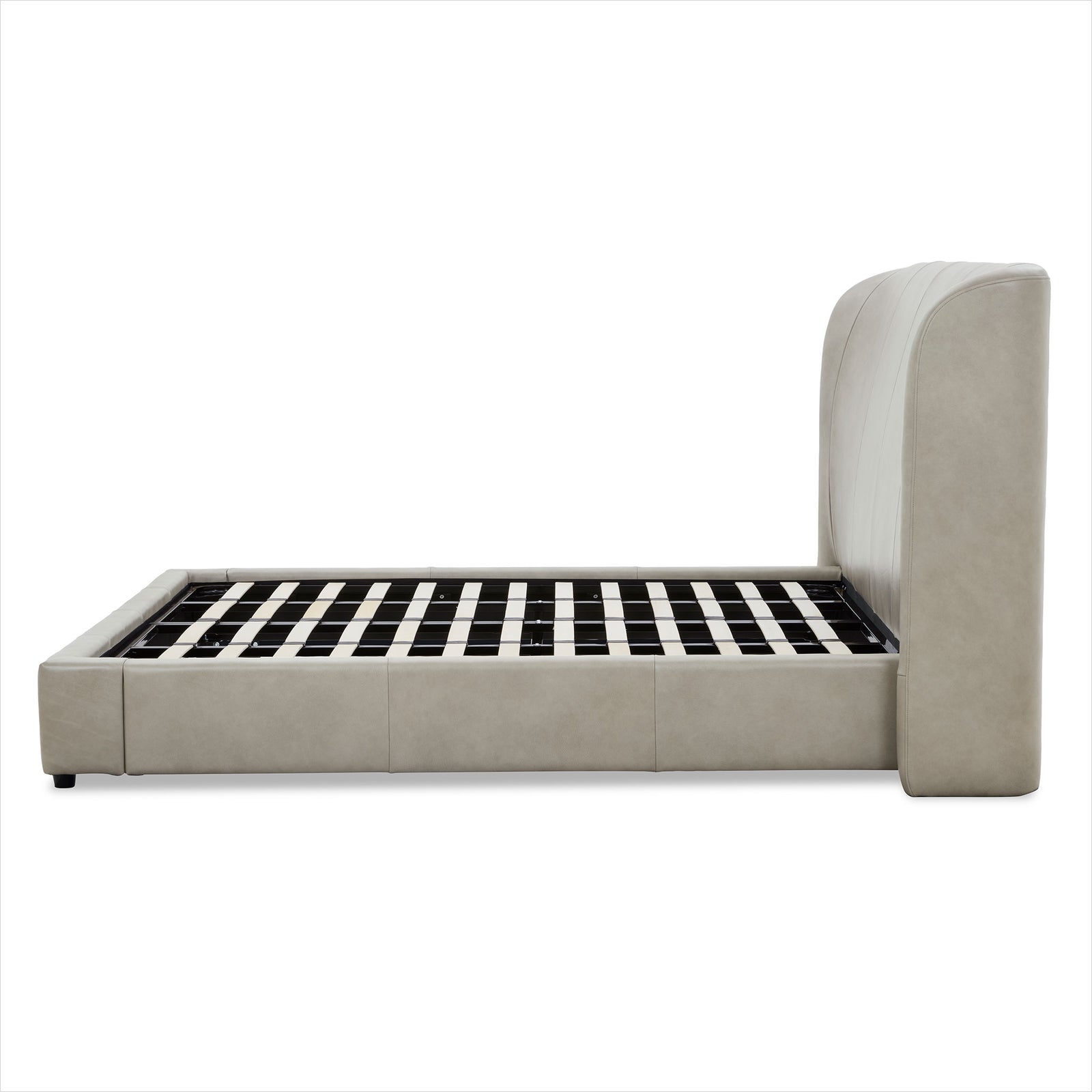 Anderson Bed - Finch Slate Leather