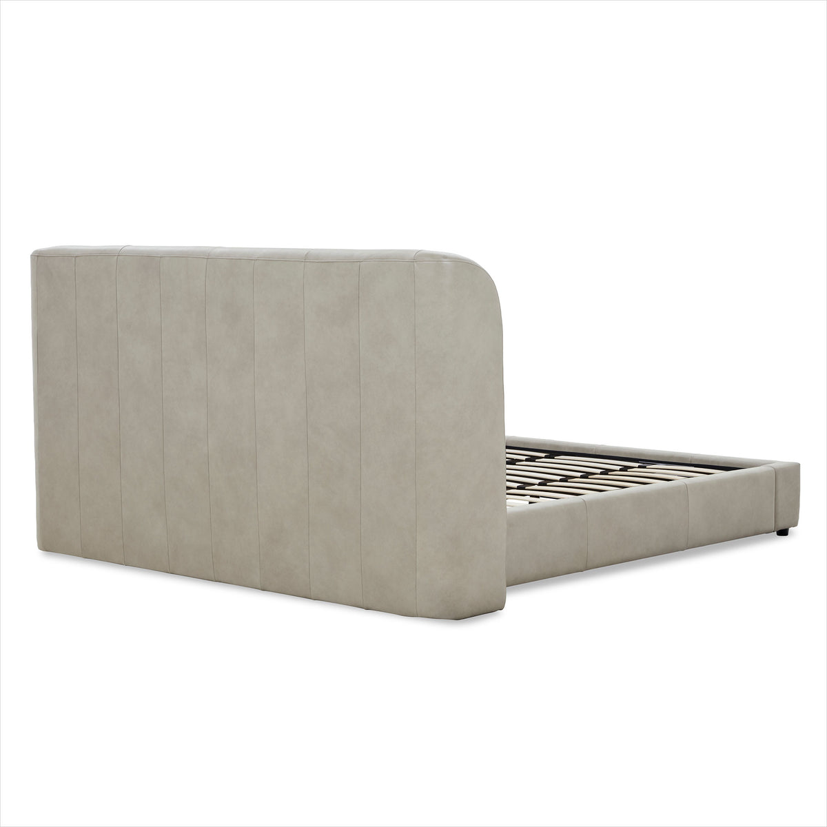 Anderson Bed - Finch Slate Leather