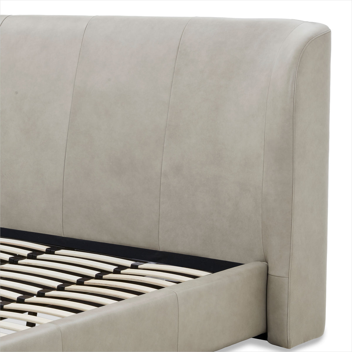 Anderson Bed - Finch Slate Leather
