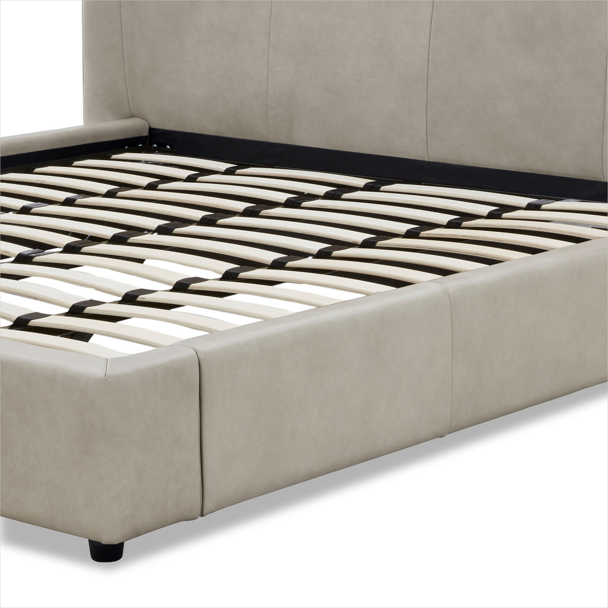 Anderson Bed - Finch Slate Leather