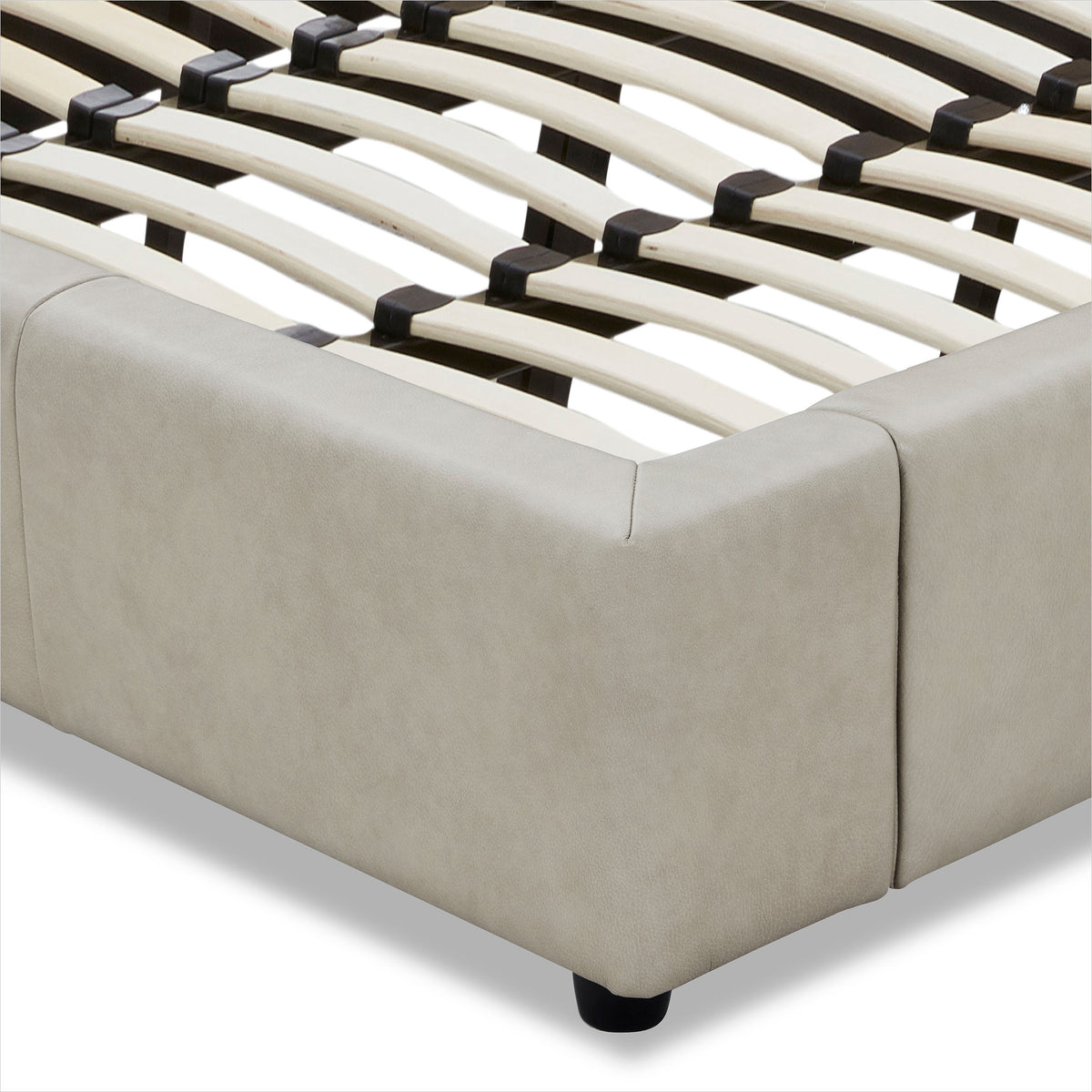 Anderson Bed - Finch Slate Leather