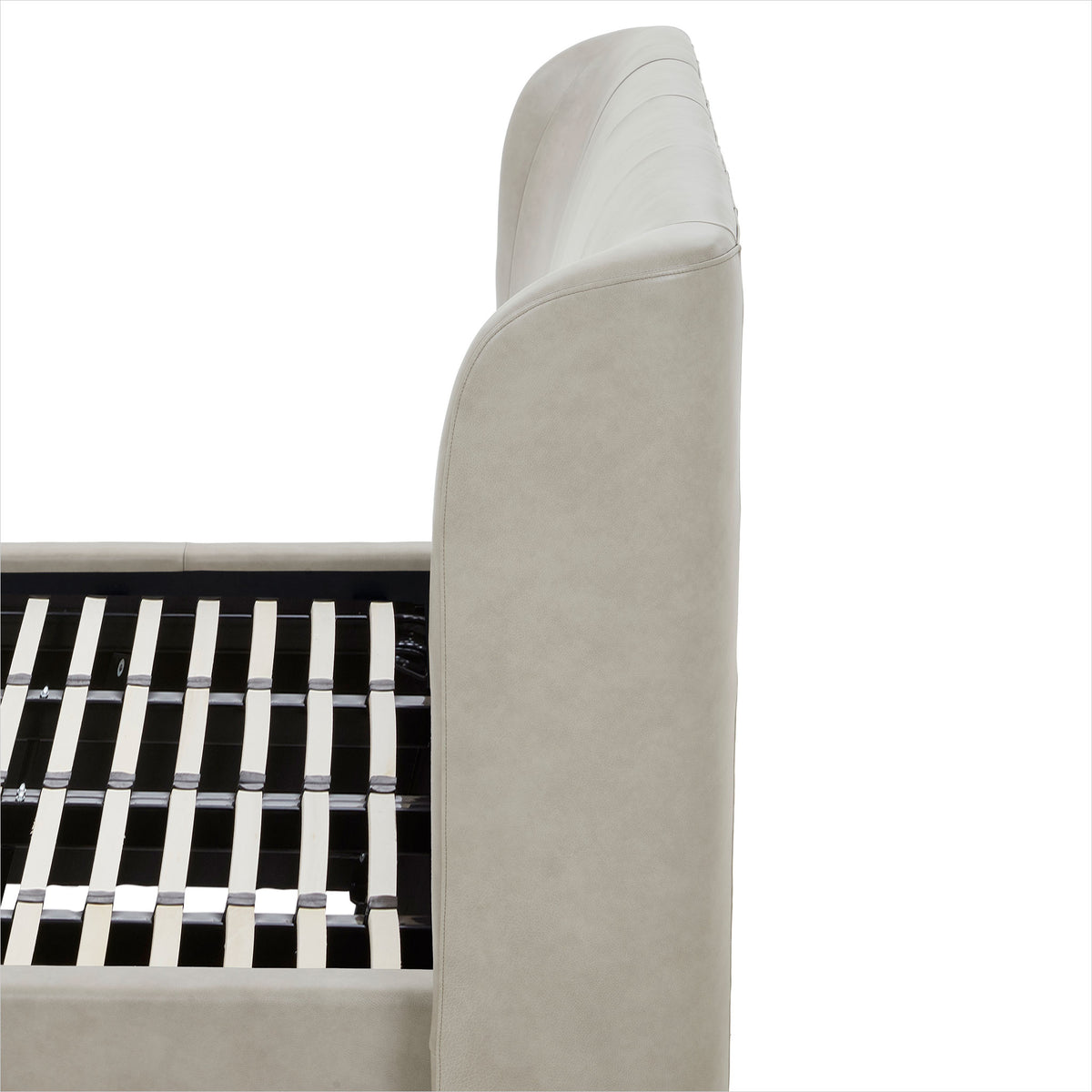Anderson Bed - Finch Slate Leather