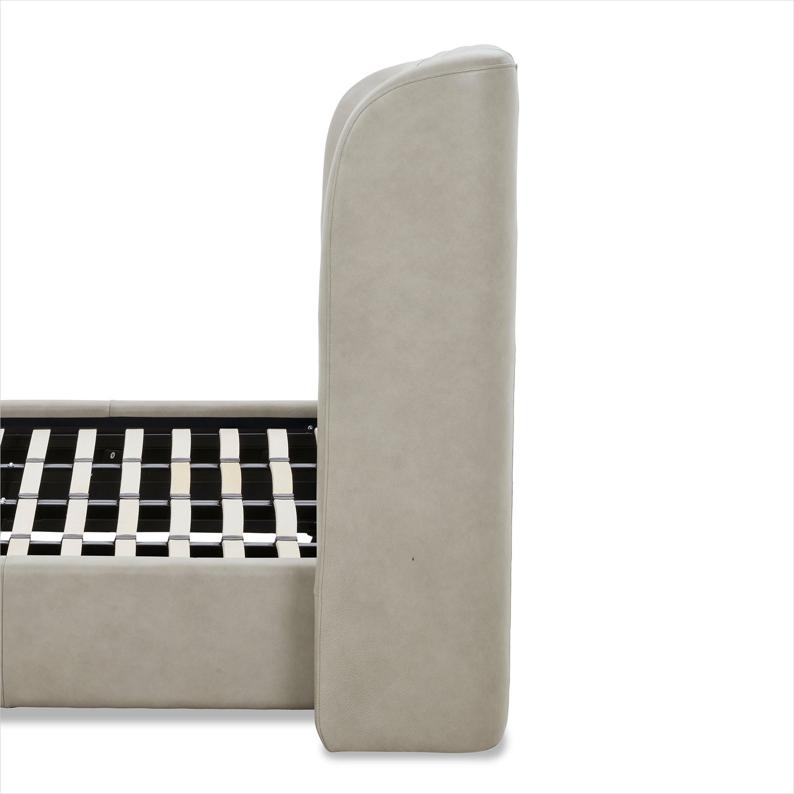 Anderson Bed - Finch Slate Leather