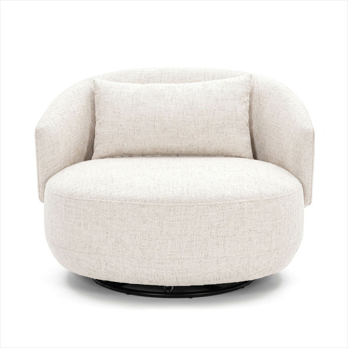 Emperor Swivel Chair - Nomad Snow