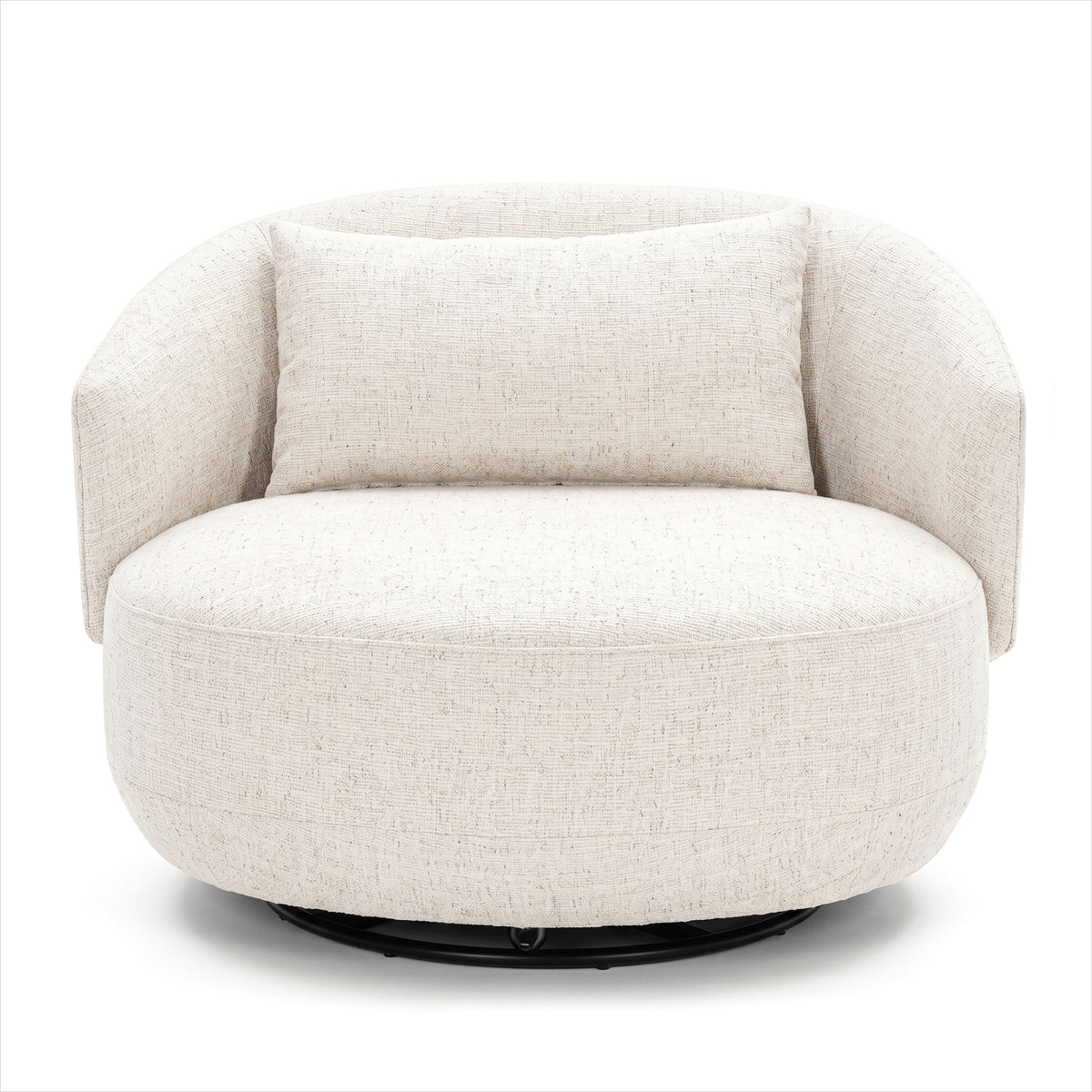 Emperor Swivel Chair - Nomad Snow