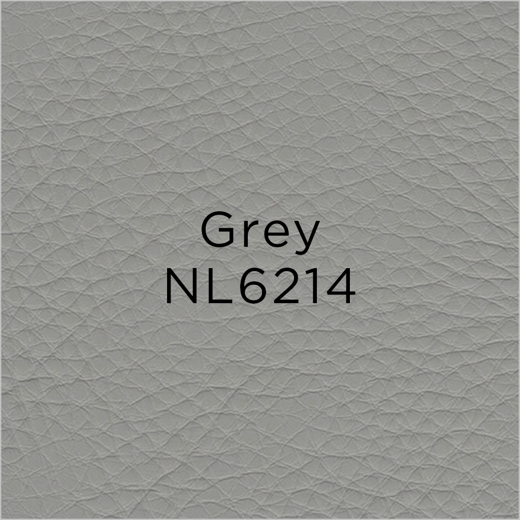 Lago Leather Bed - Grey