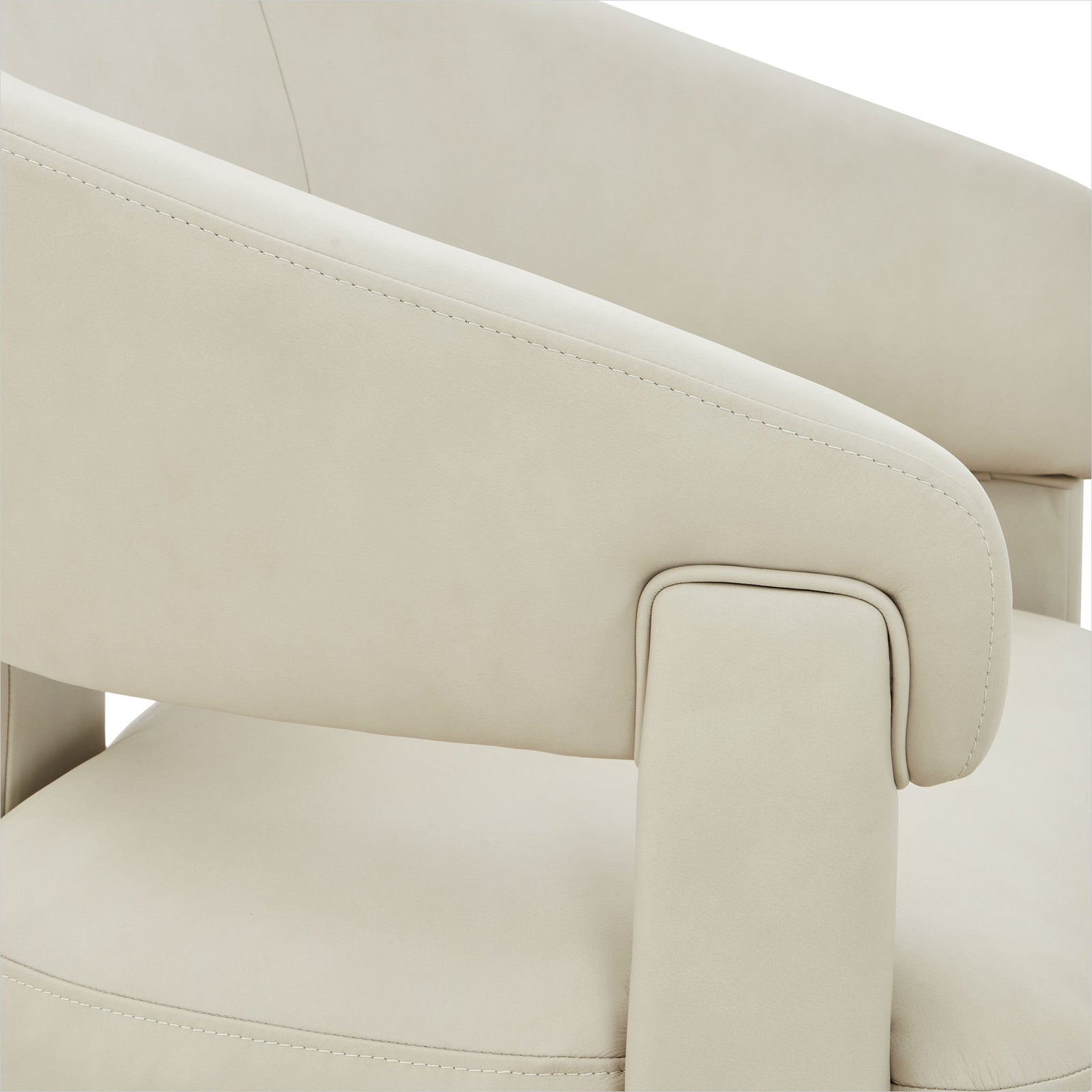 Olivia Arm Chair - Aline Pristine Leather