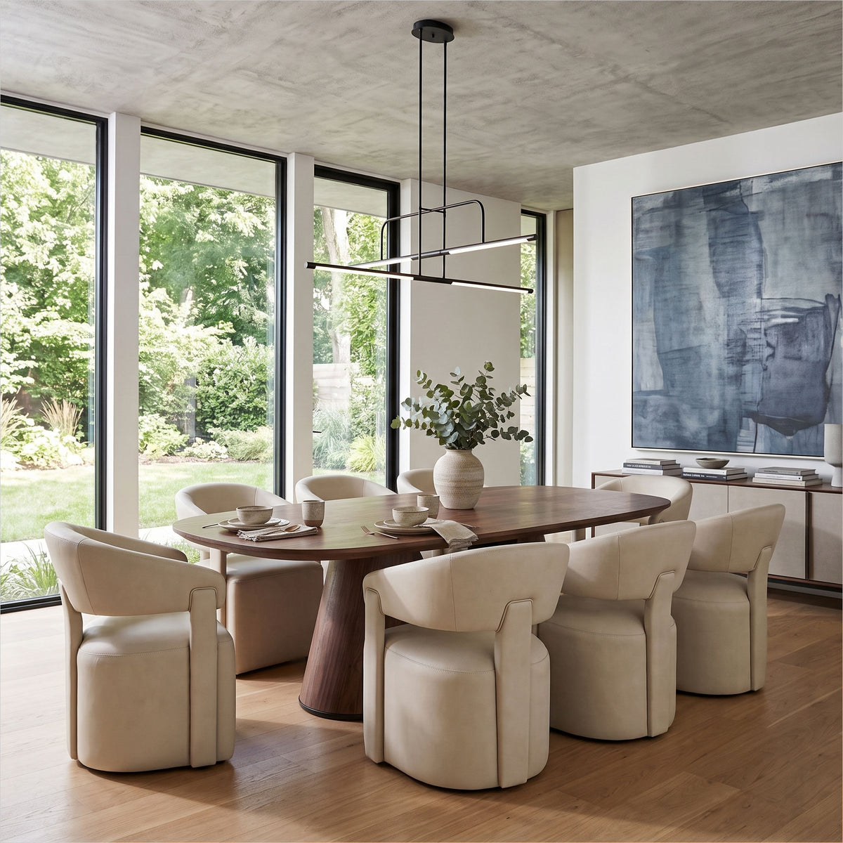 Olivia Arm Chair - Aline Pristine Leather
