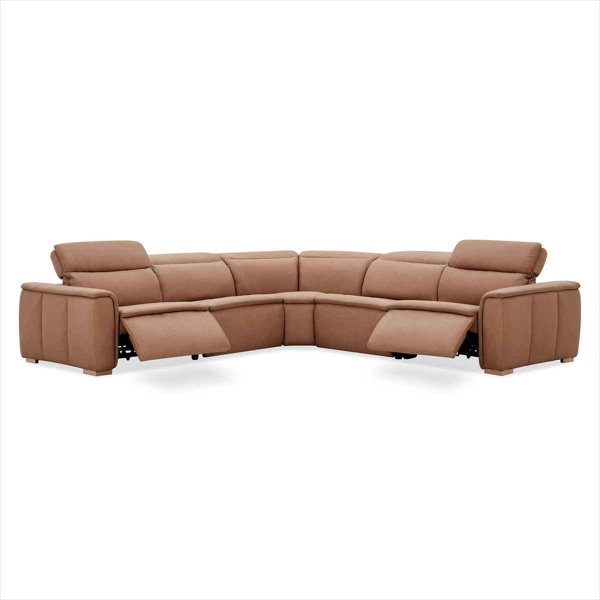 Oscar Sectional - Isla Sienna Leather