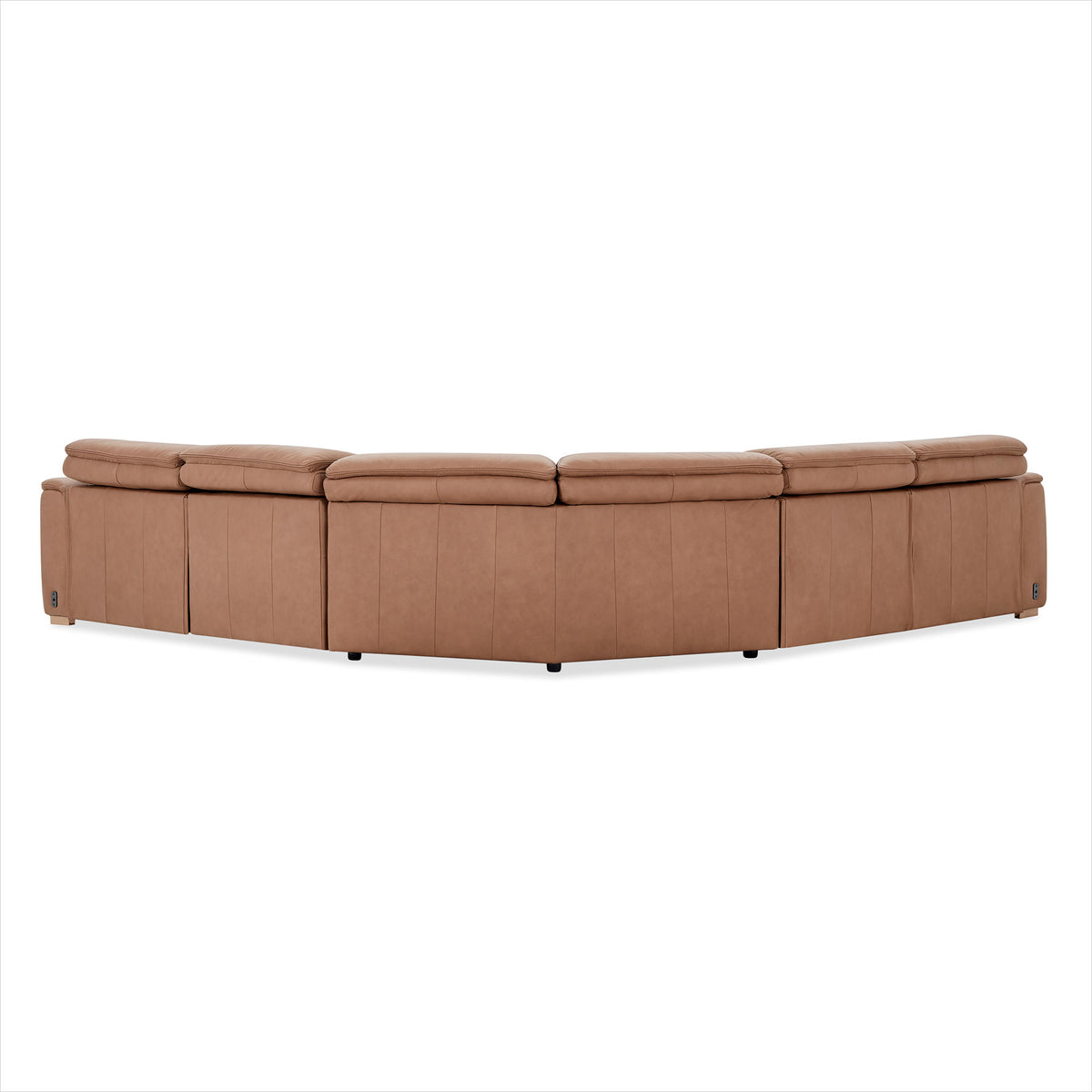 Oscar Sectional - Isla Sienna Leather