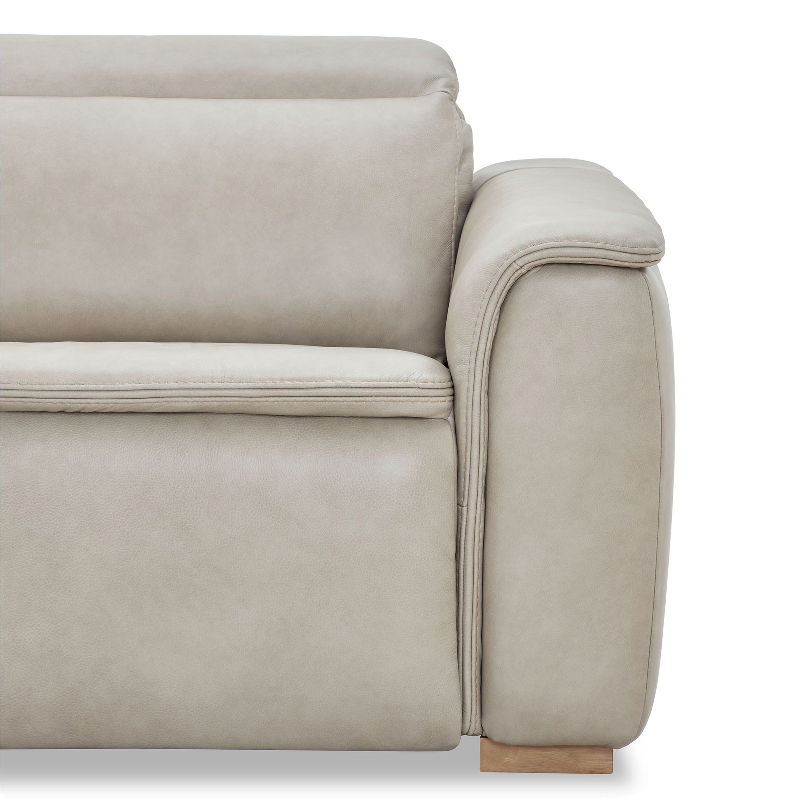 Oscar Sectional - Finch Slate Leather