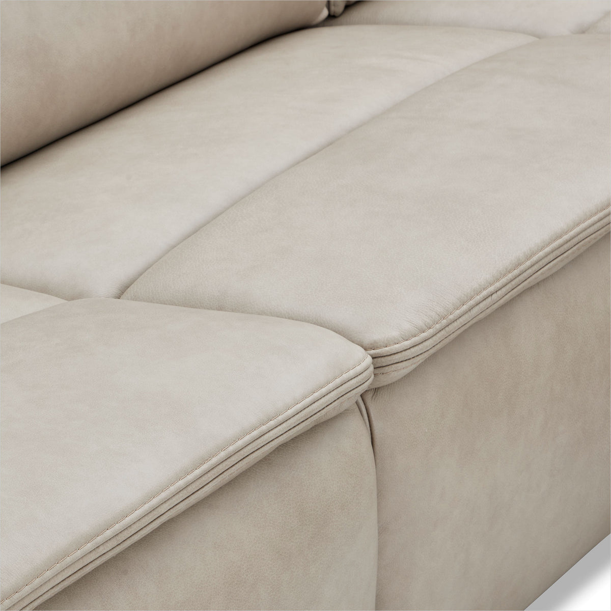 Oscar Sectional - Finch Slate Leather