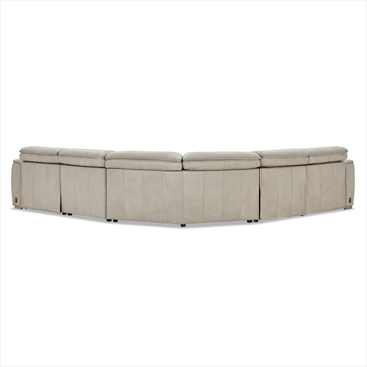 Oscar Sectional - Finch Slate Leather