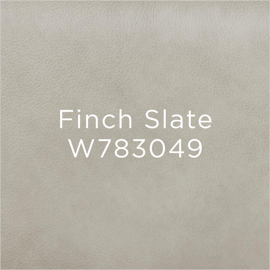 Finch Slate W783049 leather swatch