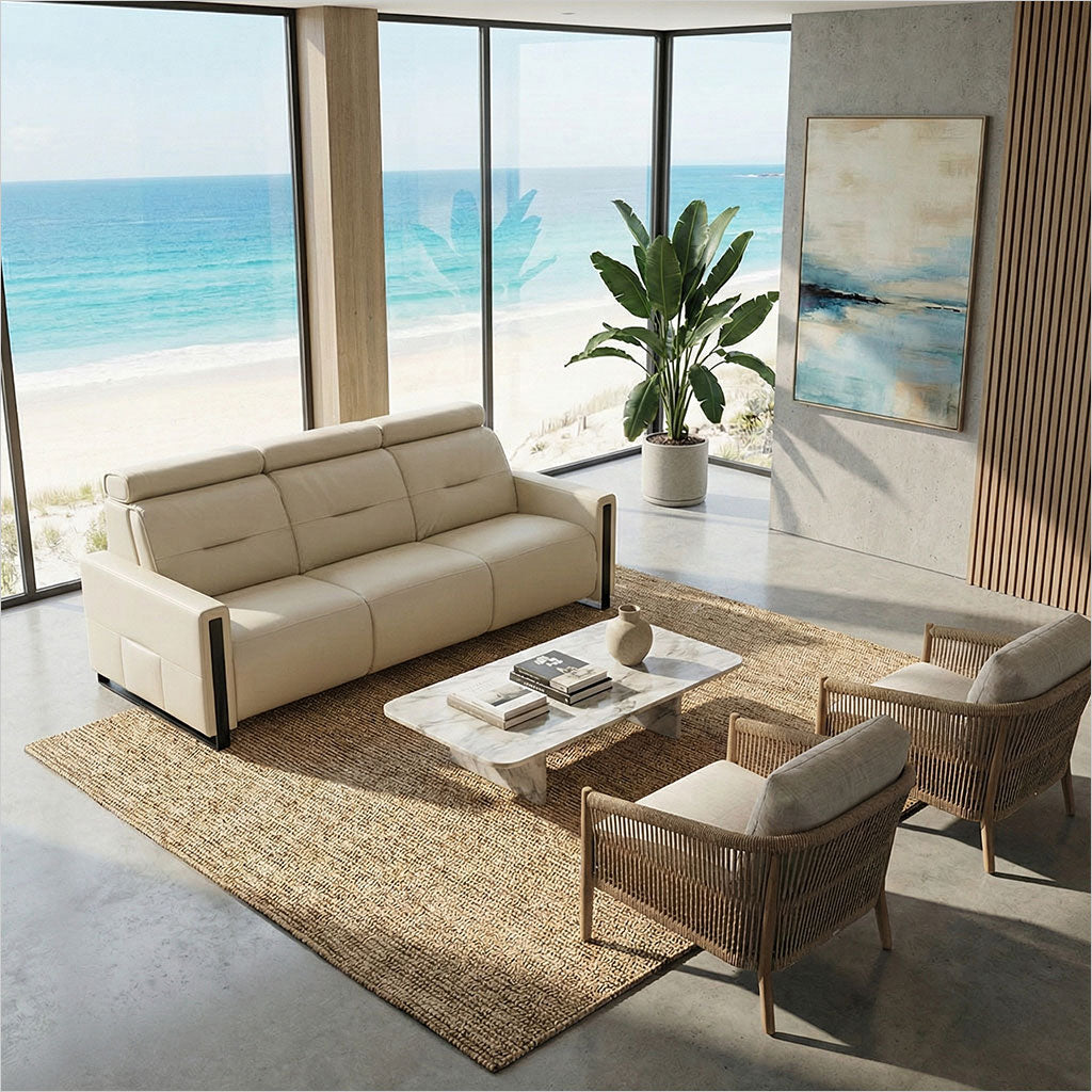 Palermo Sofa - Ivory