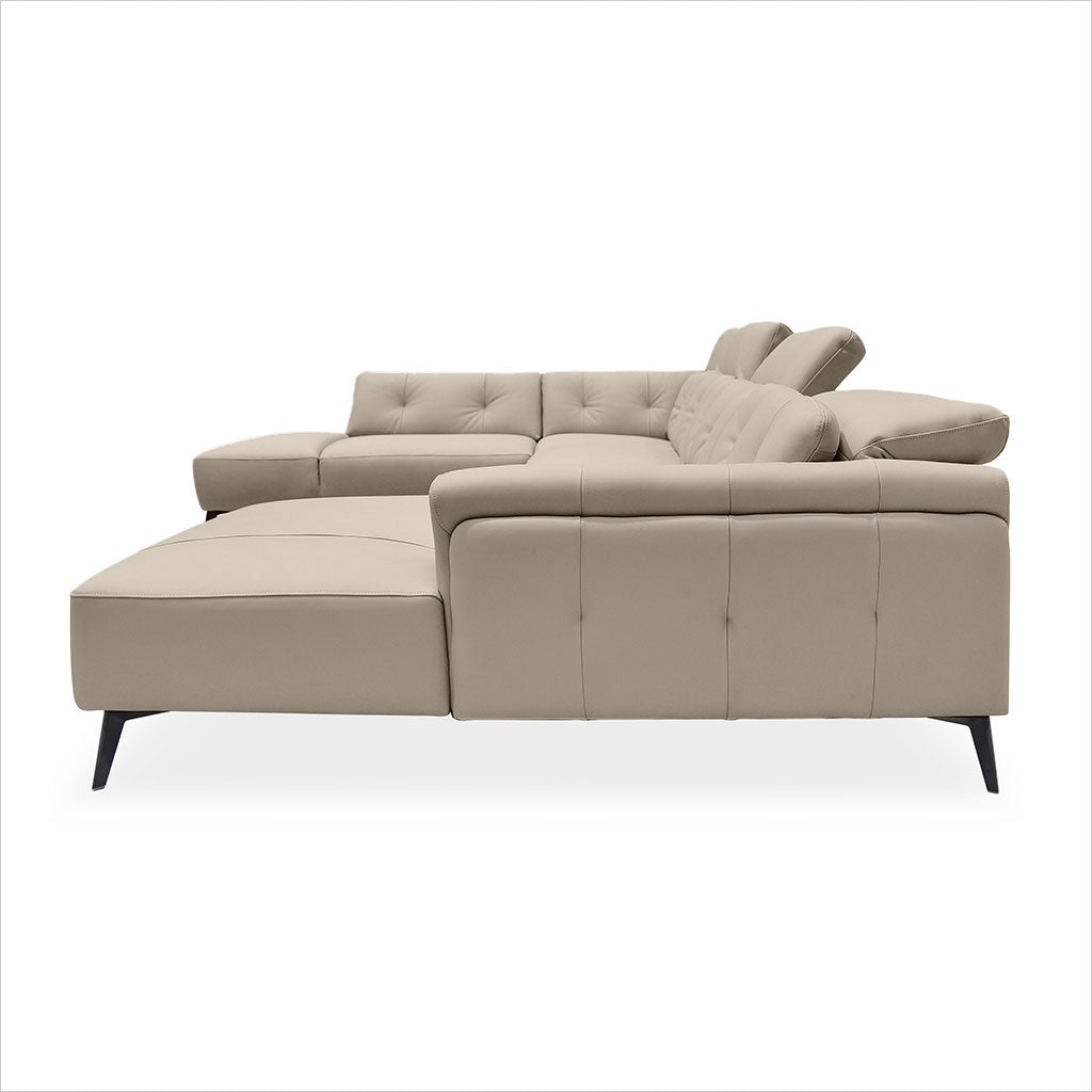 Firenze Large Sectional - Cappuccino