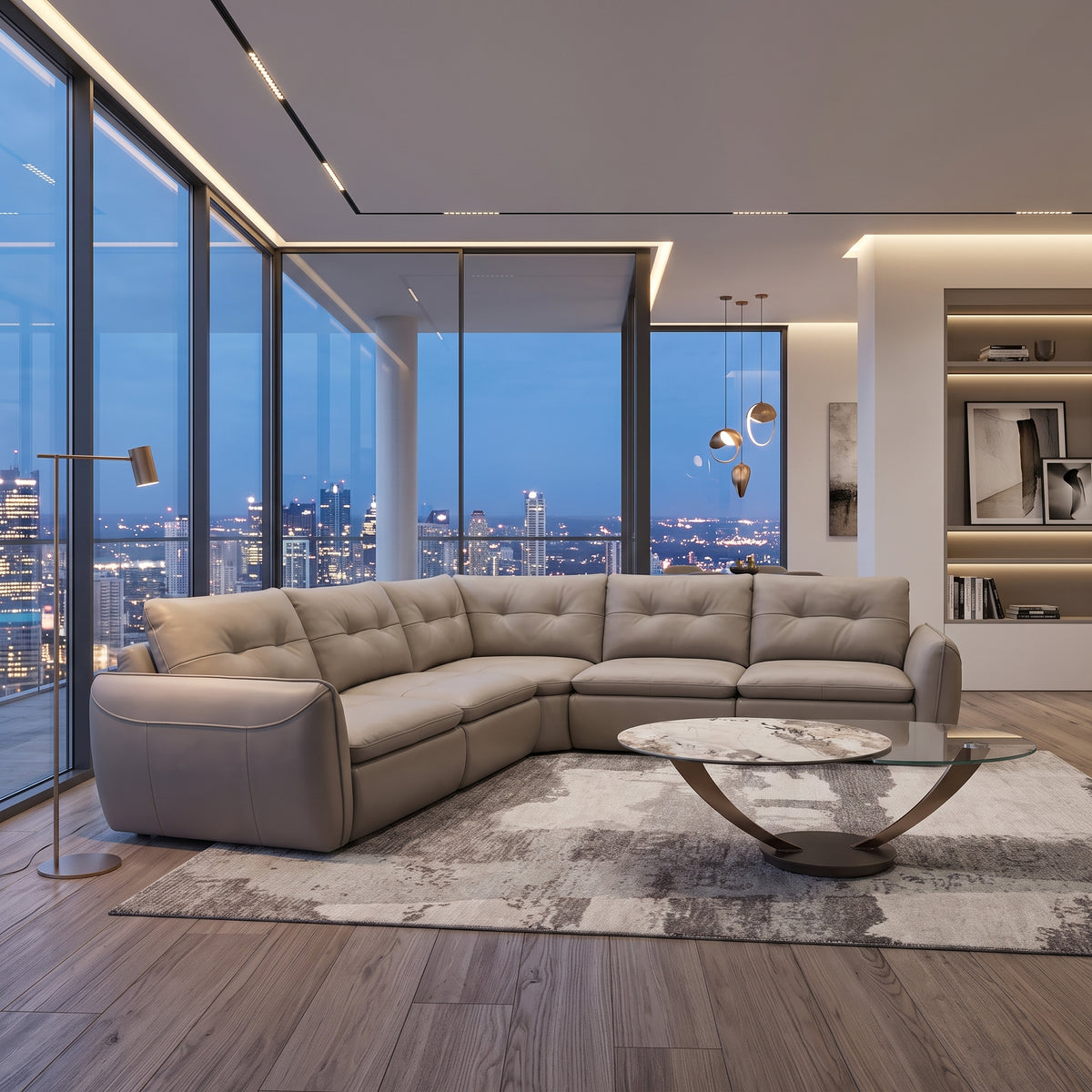 Kumo Sectional - Cappuccino