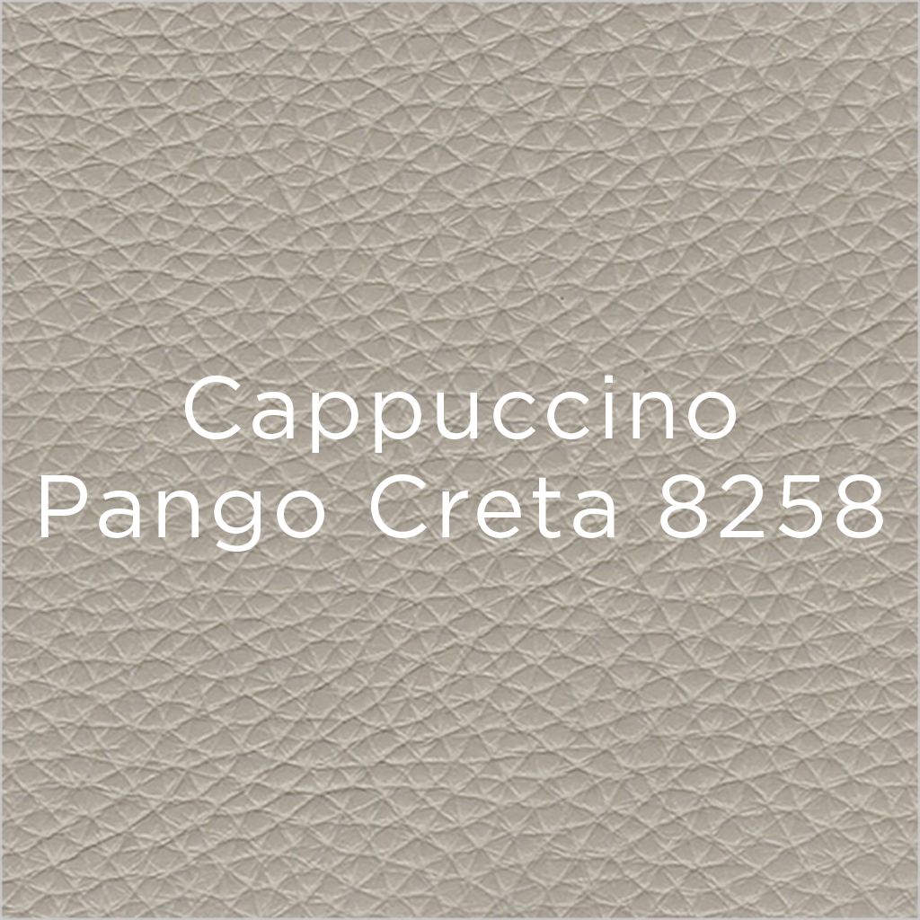 cappuccino color Pango Creta 8258 leather swatch