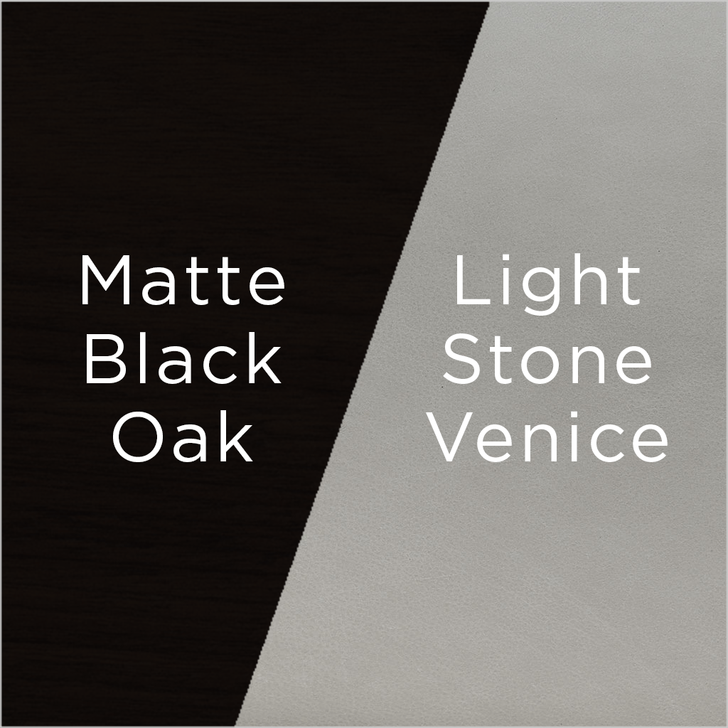 Marco Armchair - Light Stone - Black Oak