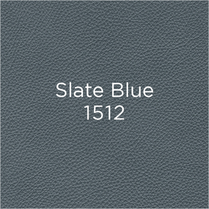 slate blue leather swatch