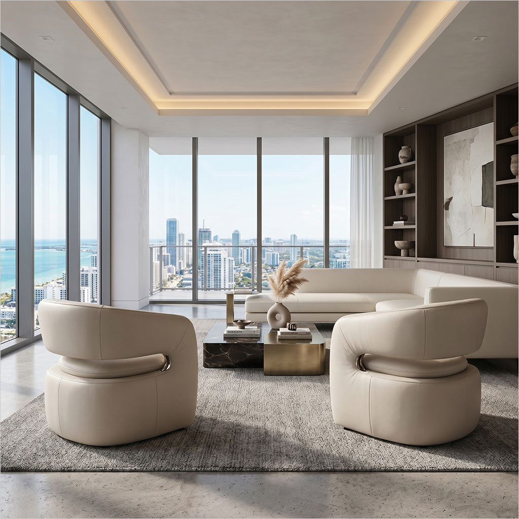 Alpina Occasional Chair - Light Beige