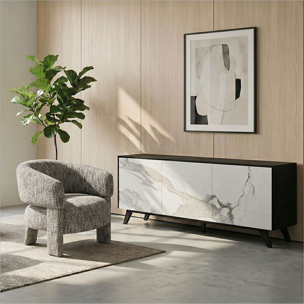 Cassia Occasional Chair - Ash Fabric