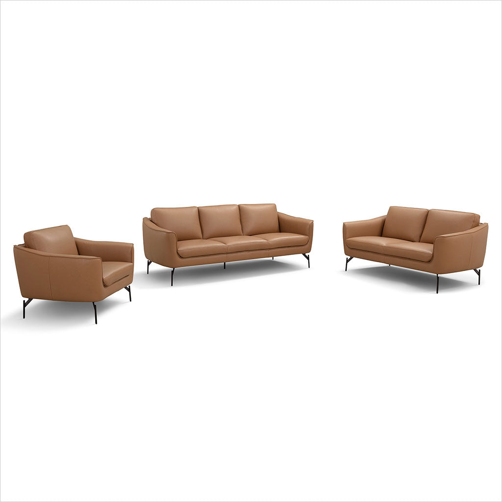 Chloe 2-Seater Sofa - Caramel